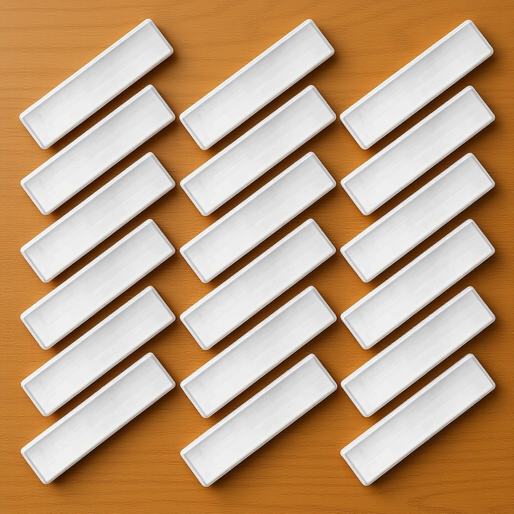Index Card Holder - 25Pcs Transparent Adhesive Label Holders Plastic