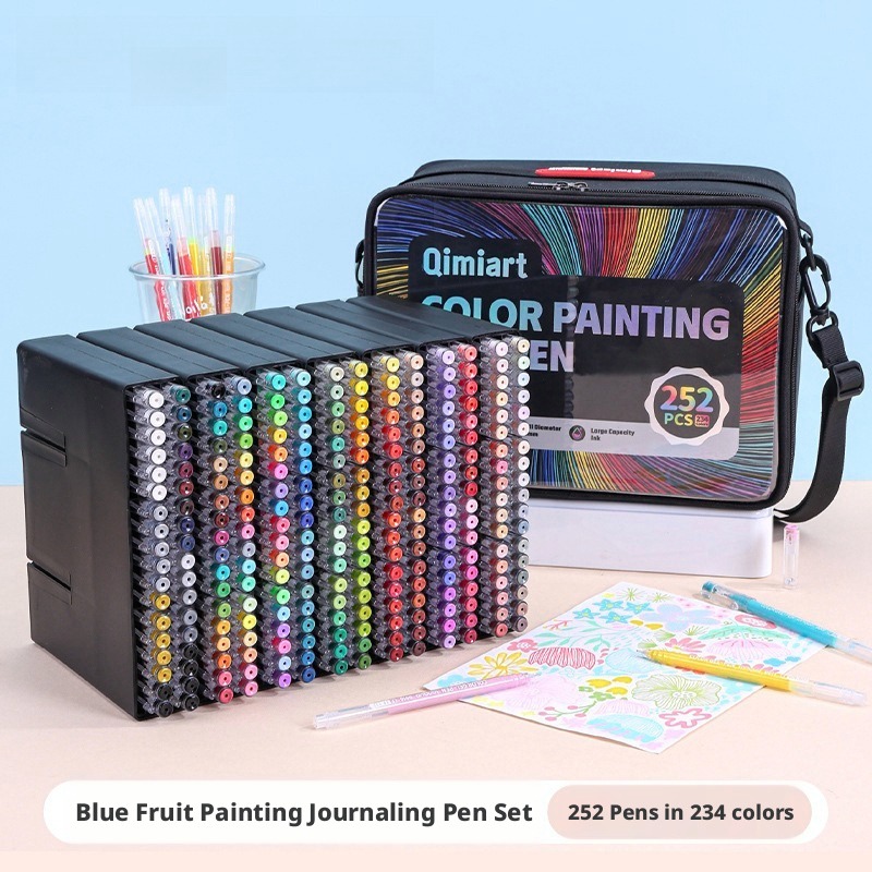 252Pcs 234 Colors Fine Tip Gel - Copic Marker Sketch recension och pris