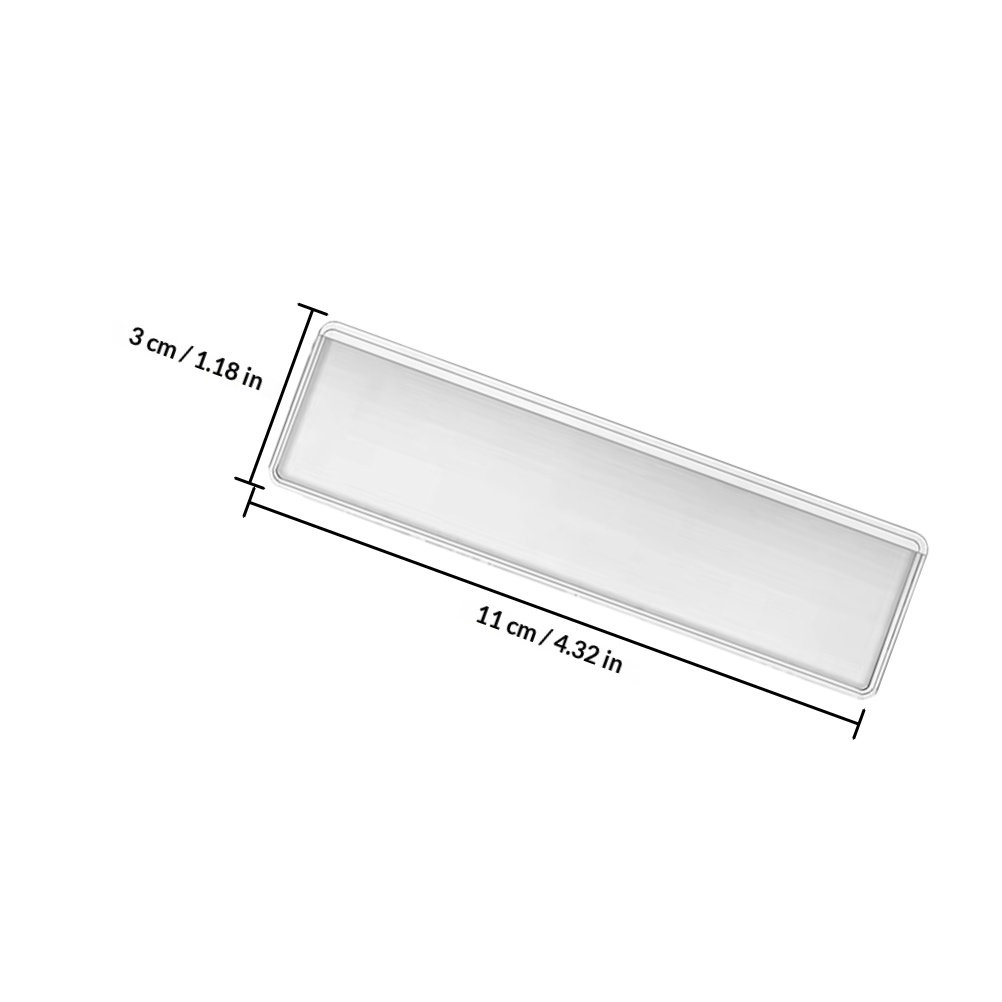 25Pcs Transparent Adhesive Lab - Index Card Holder recension och pris