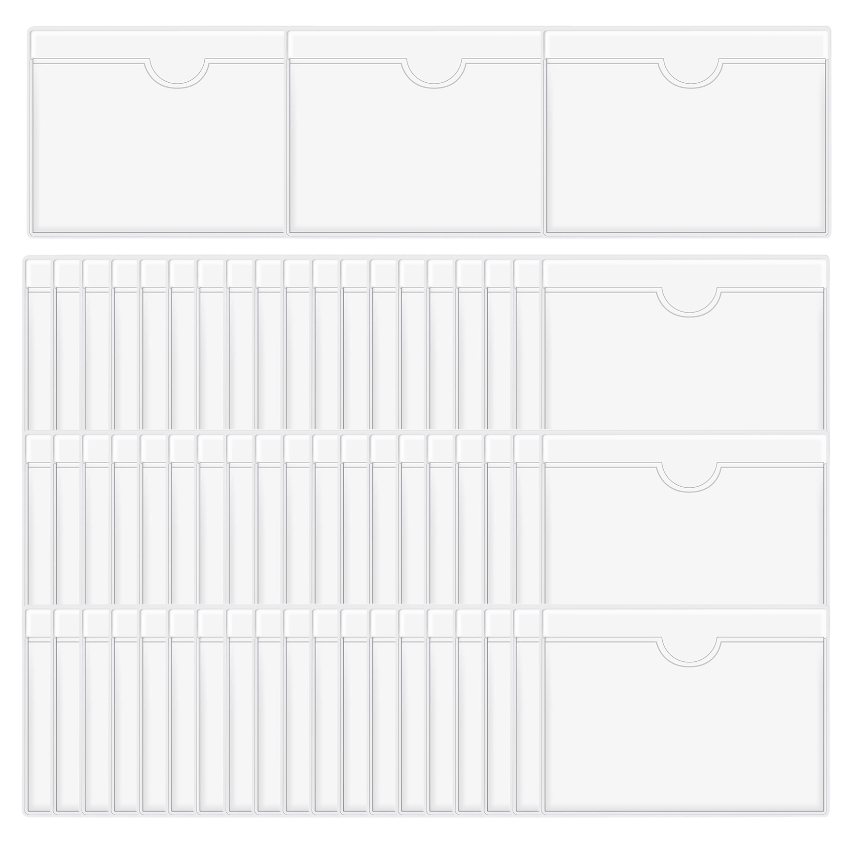 60Pcs Self-Adhesive Label Hold - Index Card Holder recension och pris