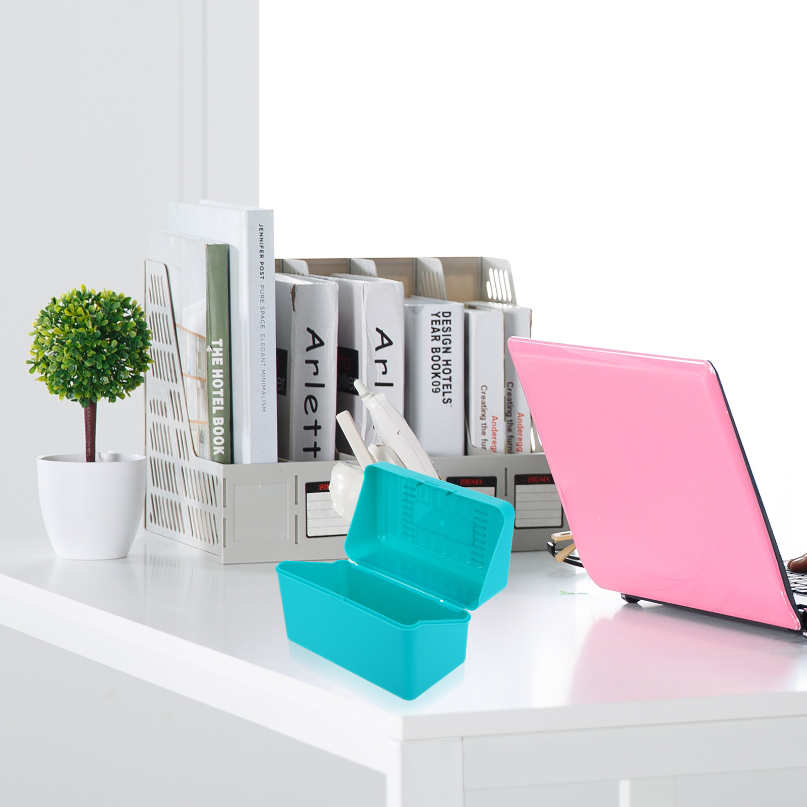 4Pcs Plastic Index Card File B - Index Card Holder recension och pris