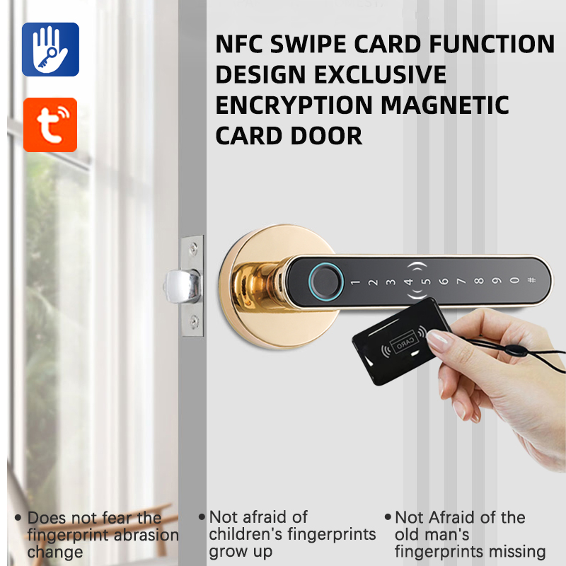 Smart Fingerprint Door Lock Ha - Letter Opener Brass recension och pris