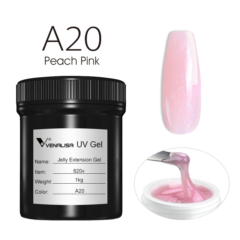 1L VENALISA Jelly Gel Nail Pol - Gel Refill Pack recension och pris