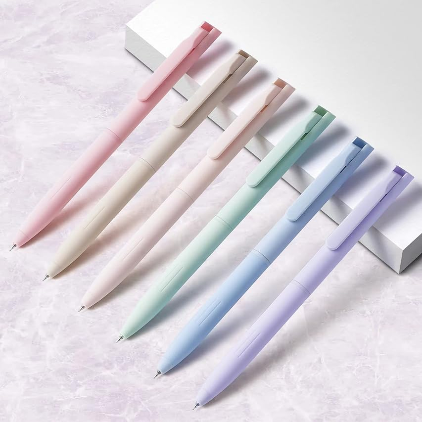 6pcs Colored Gel Pens for Note - Correction Pen Fine recension och pris