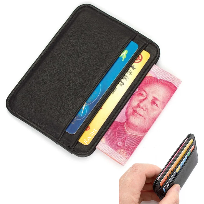 Genuine Leather Visit Card Hol - Index Card Holder recension och pris
