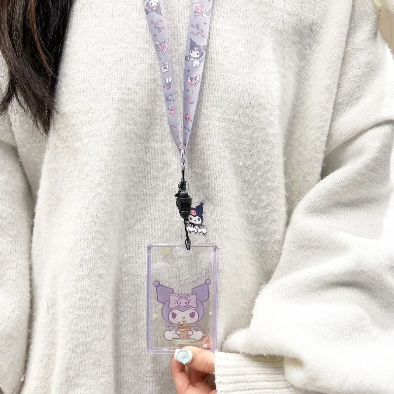 Cute Cartoon Lanyard Transpare - Index Card Holder recension och pris