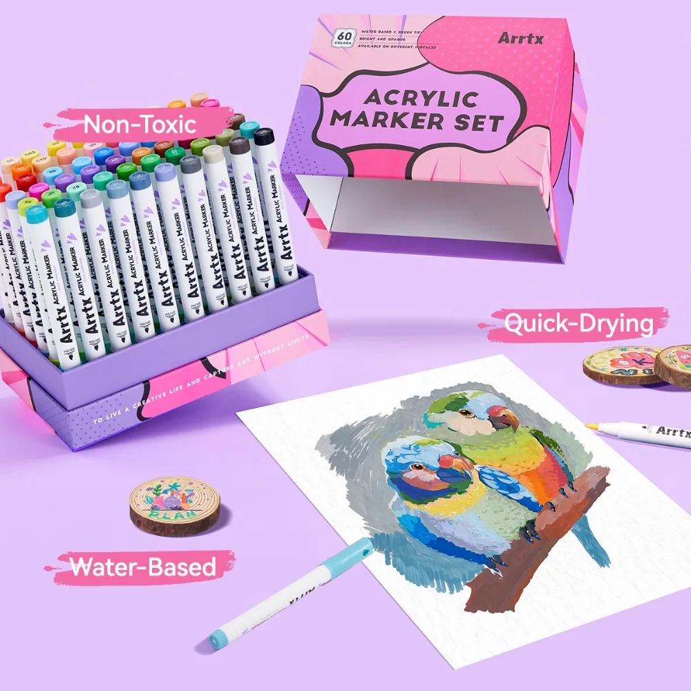 Arrtx Acrylic Paint Markers Pe - Copic Marker Sketch recension och pris