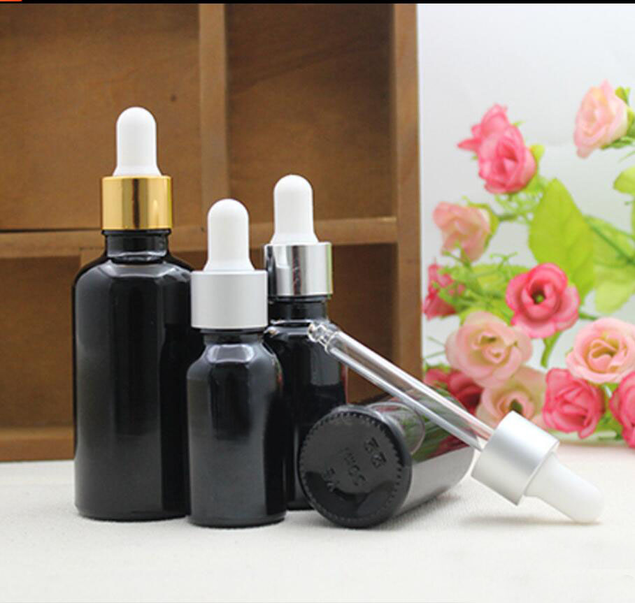 50ML black glass bottle essent - Gel Refill Pack recension och pris
