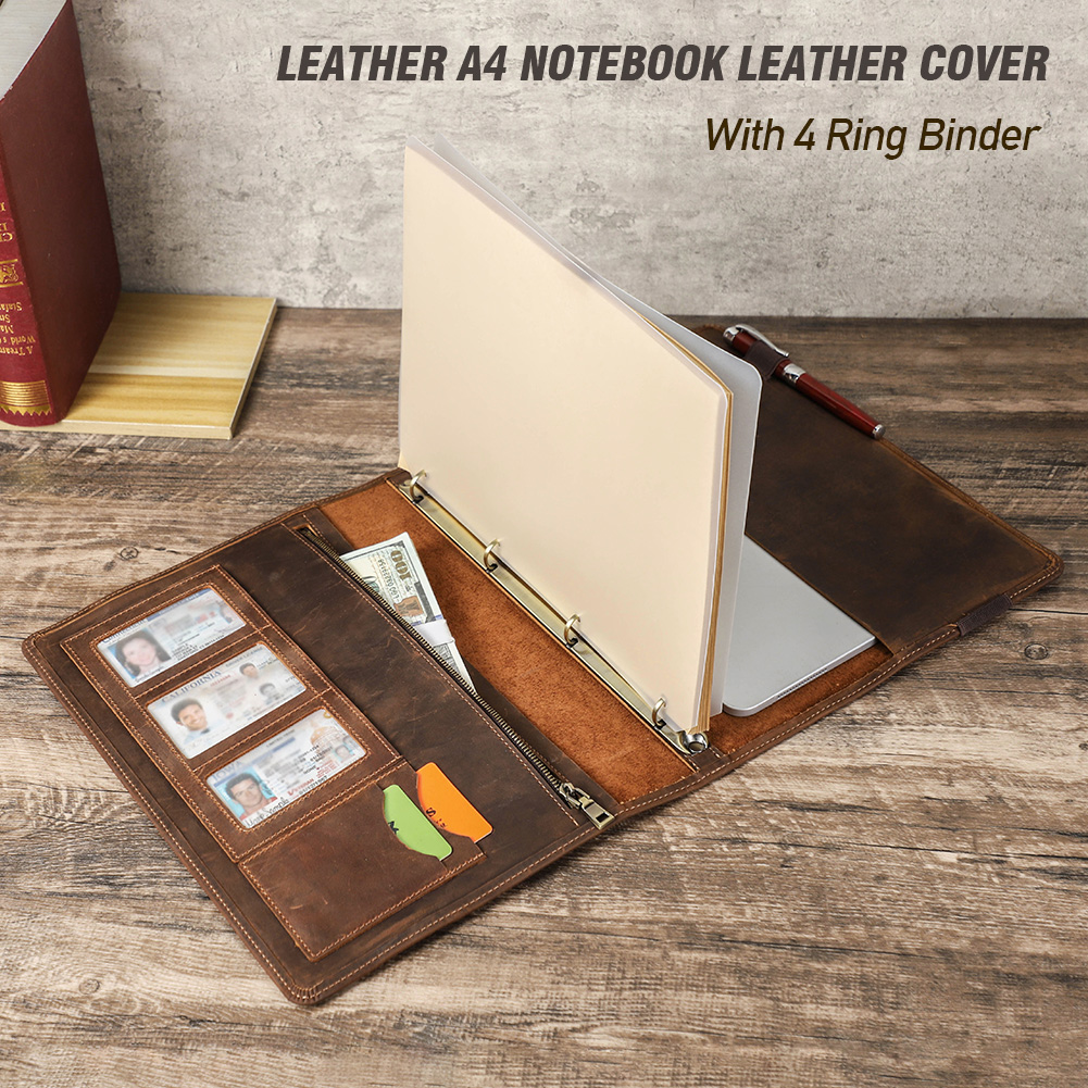 Luxury Retro Business A4 Noteb - Binder A4 Lever recension och pris